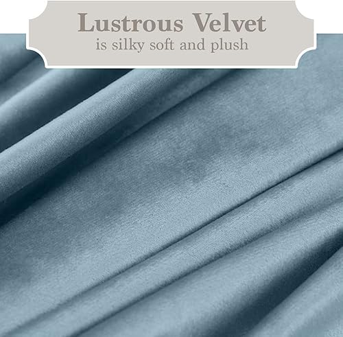 Miniatura 2 de The Connecticut Home Company Juego de 2 fundas de almohada de terciopelo, fundas de almohada cuadradas decorativas suaves, fundas de almohada