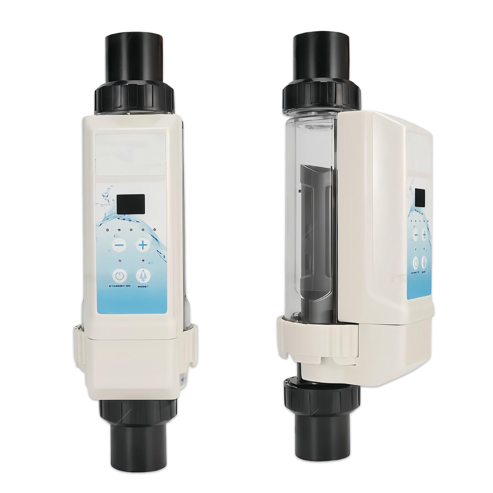 Chlorinateur De Piscine, Electrolyseur Piscine Au Sel, Générateur De Chlore d'eau Salée, Dispositif De Chlorinateur De Sel D'Électrolyse pour Piscine De Spa EC8