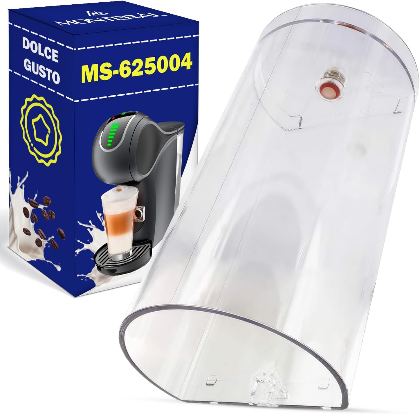 Water Tank for Coffee Pod Machine with the Original Code MS-625004 for Krups for Dolce Gusto Genio S - Made in EU - Warranty 10 Years – MONTERAL