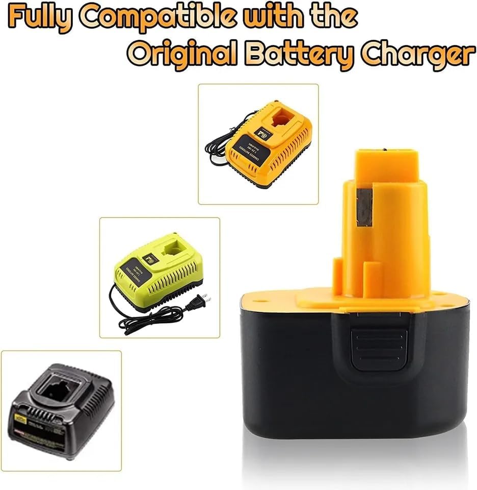 Miniatura 6 de iTechBatt Batería de repuesto para Dewalt DW930 DW953 DW972 DW980 DC727 DC727KA DC742 DC742KA DW927 DW927K2 DW927K-2 DW953K-2 DW965 DW945 DW972K