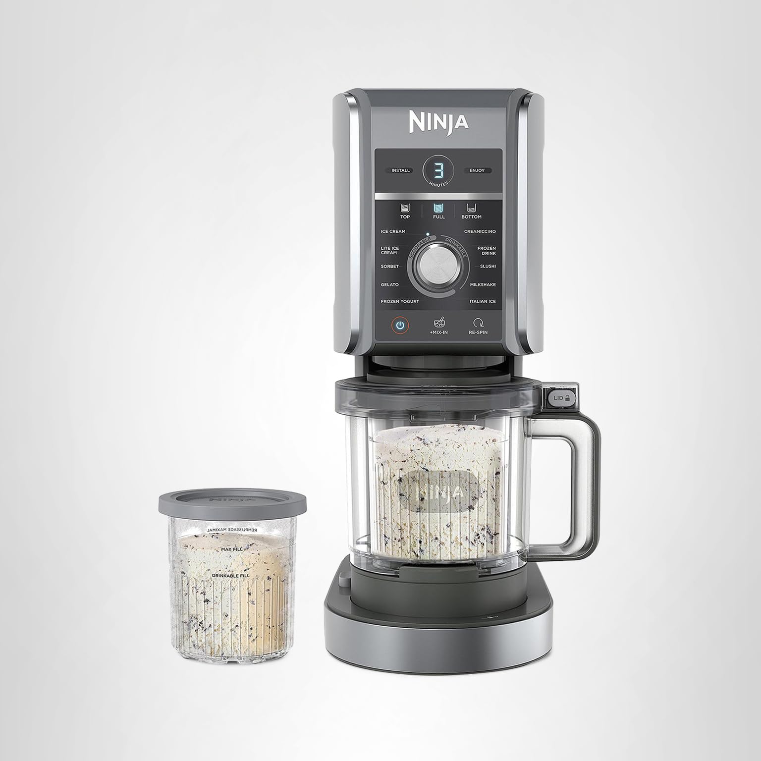 Amazon.com: Ninja CREAMi Deluxe Ice Cream & Frozen Treat Maker for Amazon.com: Ninja CREAMi Deluxe Ice Cream & Frozen Treat Maker for