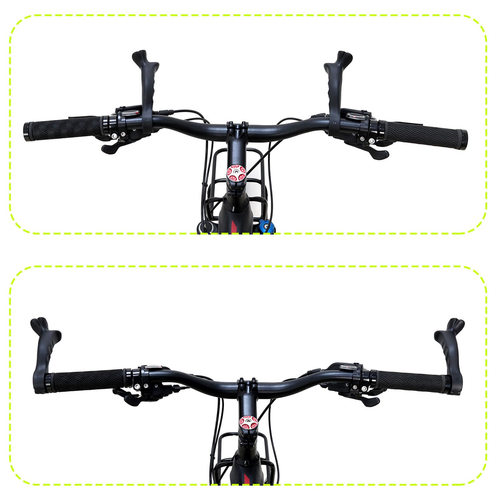 Estensore Per Manubrio Della Bicicletta - 1 Paio Di Maniglie Regolabili - Maniglie Per Estensione Manubrio | Per Bici da Montagna e da Strada per Ciclismo e Mountain Biking