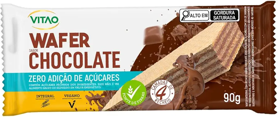Vitao Wafer Integral Chocolate Zero 90G