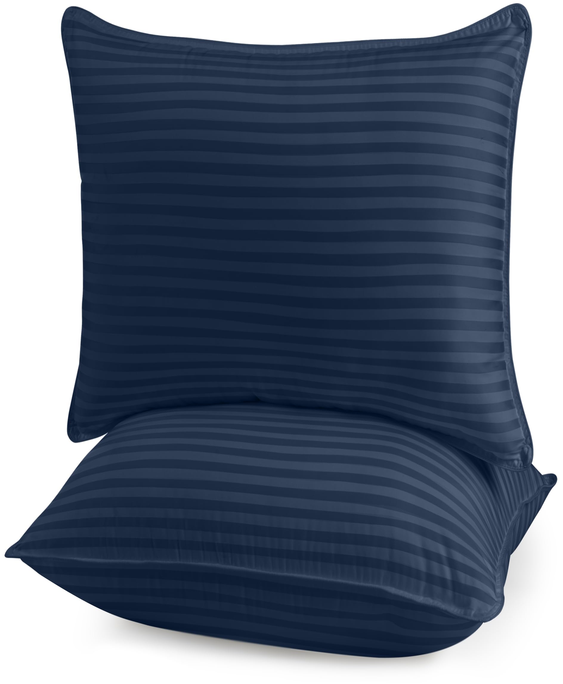 Utopia Bedding Bed Pillows for Sleeping European Size (Navy), Set of 2, Cooling Hotel Quality, for Back, Stomach or Side Sleepers