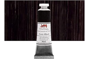 Artist-Quality Oil Paint in Ivory Black (40ml Tube)