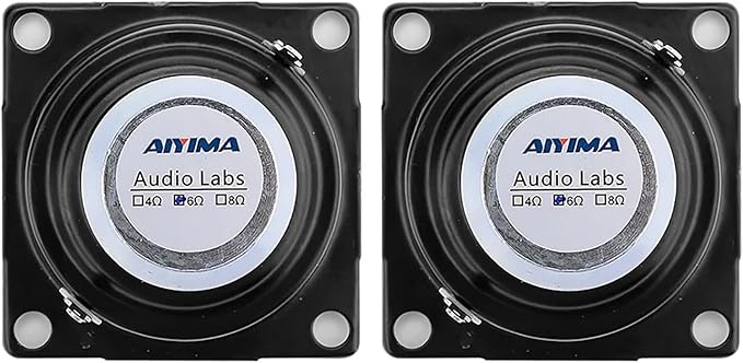 2 Piezas Parlante 2 Pulgadas 6 Ohm 15W Neodimio Audio miniatura 6