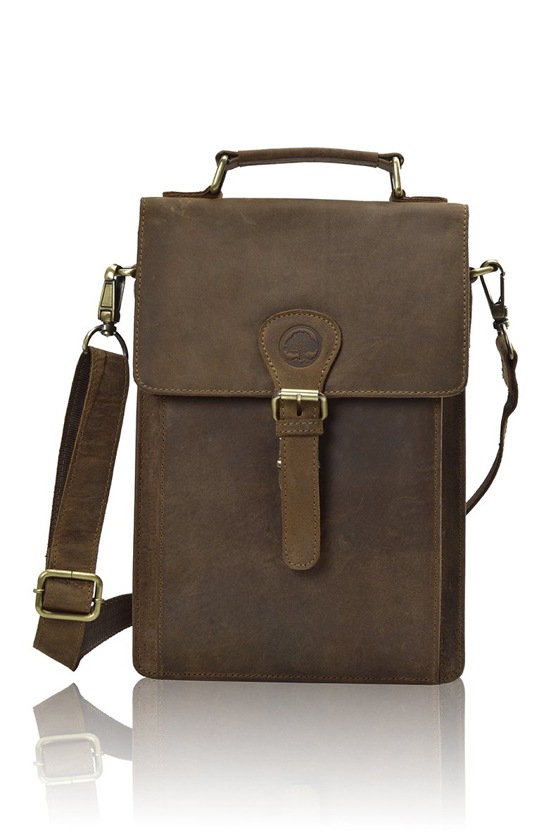 TONY'S BAGS Handmade Buffalo Genuine Leather Satchel, laptop Office bag Vintage Leather