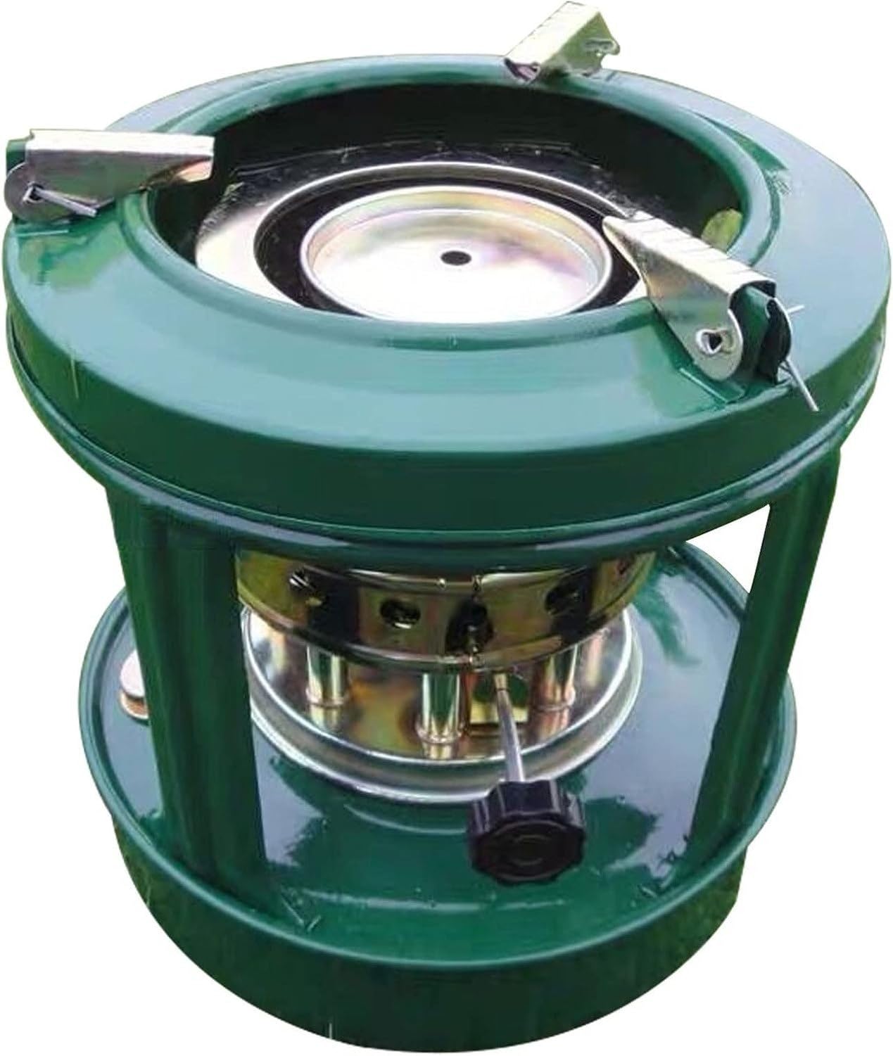 Poêle à pétrole Portable Camping Cuisinière 8 Cœurs Petit Chauffage Kérosène Alcool pour Randonnée 1 à 2 Personnes, Corps en Fer Robust Fonte, Léger 0,72, B