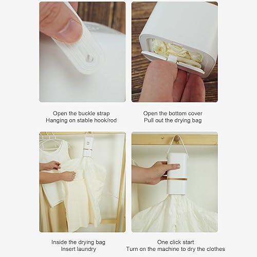 Miniatura 2 de Secadora de ropa portátil en miniatura de secado rápido Secadora de ropa Secadora de ropa Secadora de ropa de viaje en miniatura Secadora de ropa en