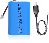 Vista 43 de Batería recargable de iones de litio de 3.7 V 5200 mAh, baterías de iones de litio de 3.7 voltios sin conector, paquete de batería recargable 18650