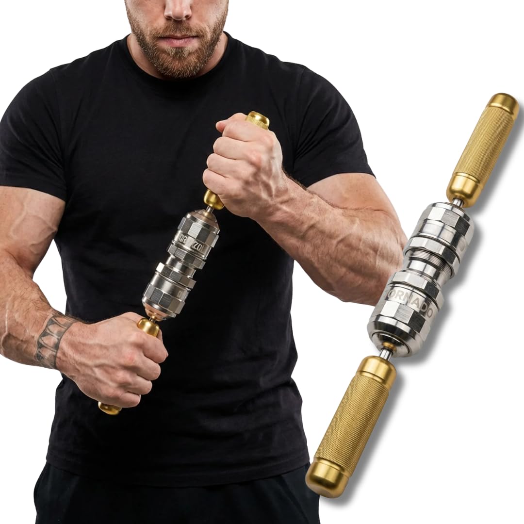 Tornado The Absolute 3D Arms Builder Upper Body Excercise for Chest, Shoulder, Forarm, Biceps and Arm Strenthing Training Arm Machine Equipment strengthening Hands, Wrists, forearms, Sotsky's Exerciser - Remove Plastic Piece Before Using)