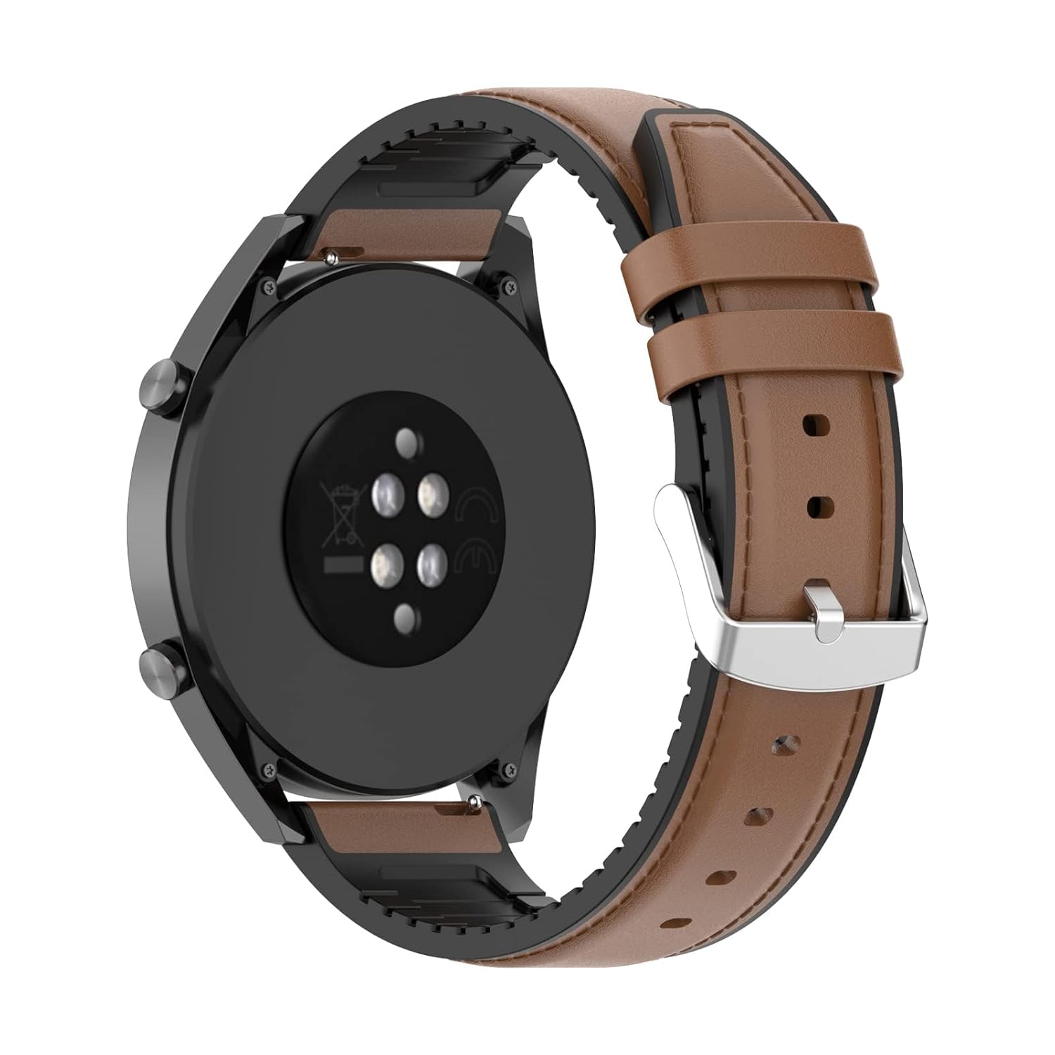 BabyValley Compatible with WalkerFit A2 Pro Smart Watch Band Men Women Genuine Leather Strap Bracelet Replacement Sport Waterproof