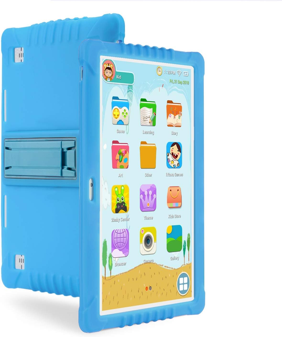 SANNUO Kids Tablet 10.1 inch, GMS-Certified Android 9.0,Kids -Mode,2GB RAM,2.0+5.0MP Dual Camera,IPS1280x800 Screen,3G,GPS,Google Play with Learning App for Children