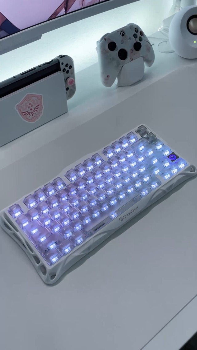 Amazon.com: GravaStar Mercury K1 Lite 75% Gaming Keyboard, 2.4GHz
