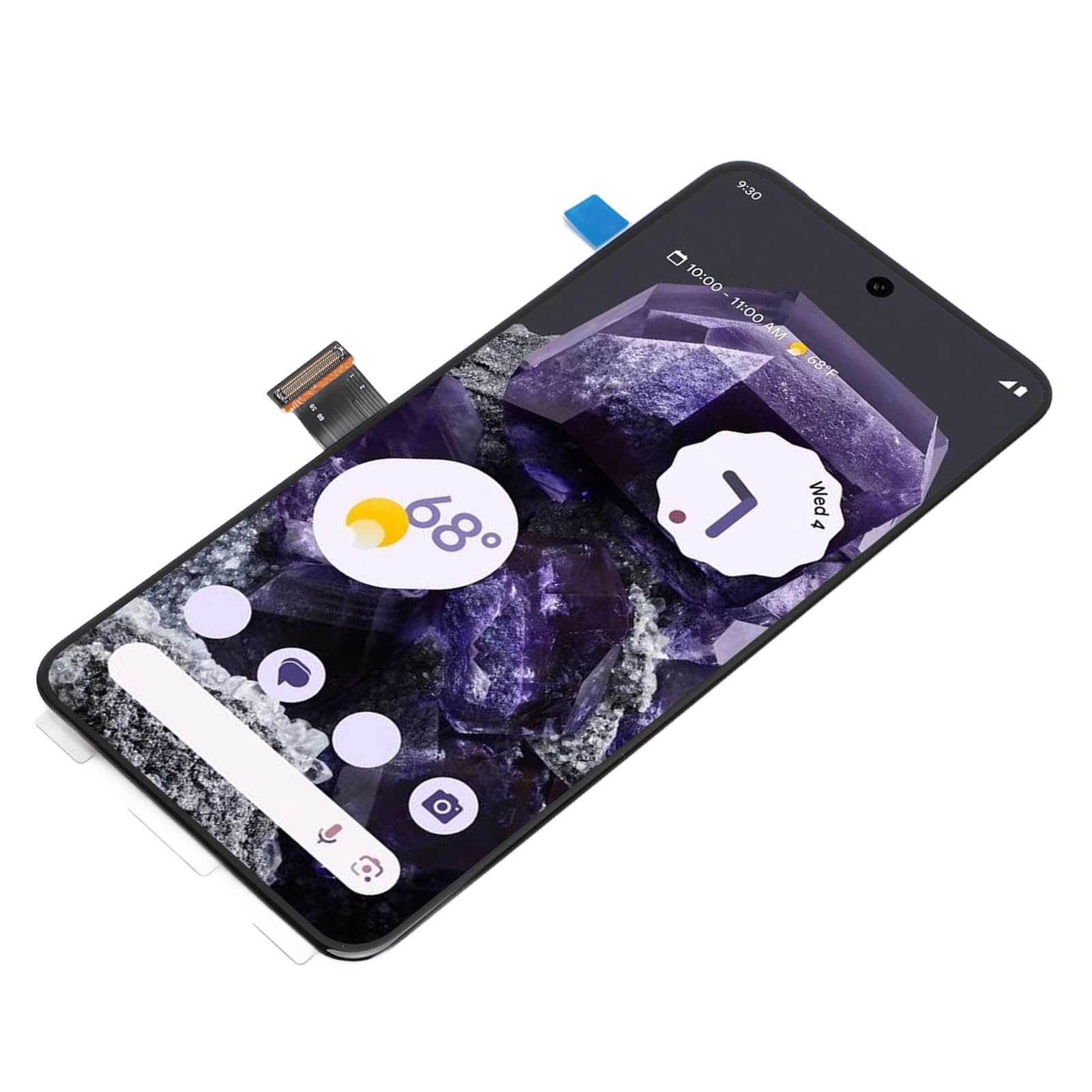 Bewinner Bildschirm-Ersatz für 8 5G GKWS6 G9BQD 6,2-Zoll-Touchscreen-Digitizer-Baugruppe mit Fingerabdruck-Unterstützung, 3D-Touch- und Reparatur-Tool-Kit