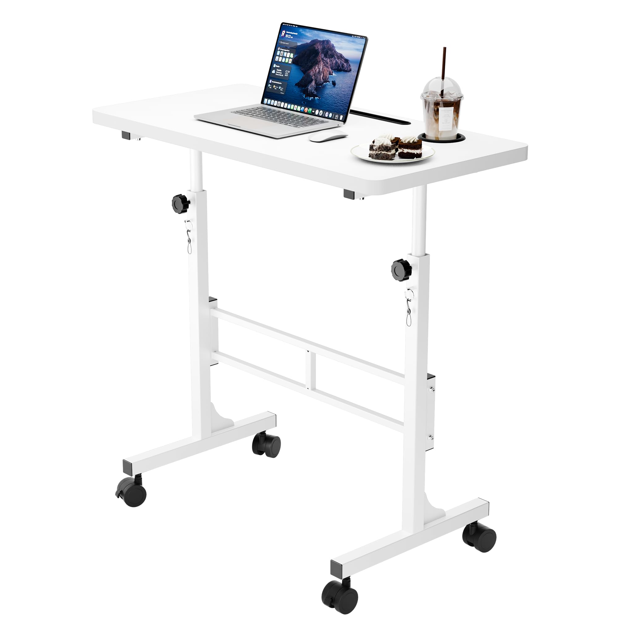 Amazon.com: Homall Small Standing Desk,Adjustable Height Moving