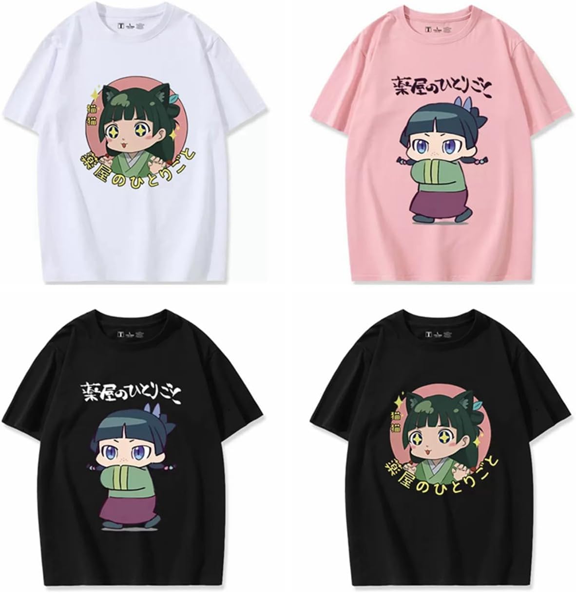 Amazon.co.jp: 薬屋のひとりごと tシャツ 半袖 丸首 夏服 トップス