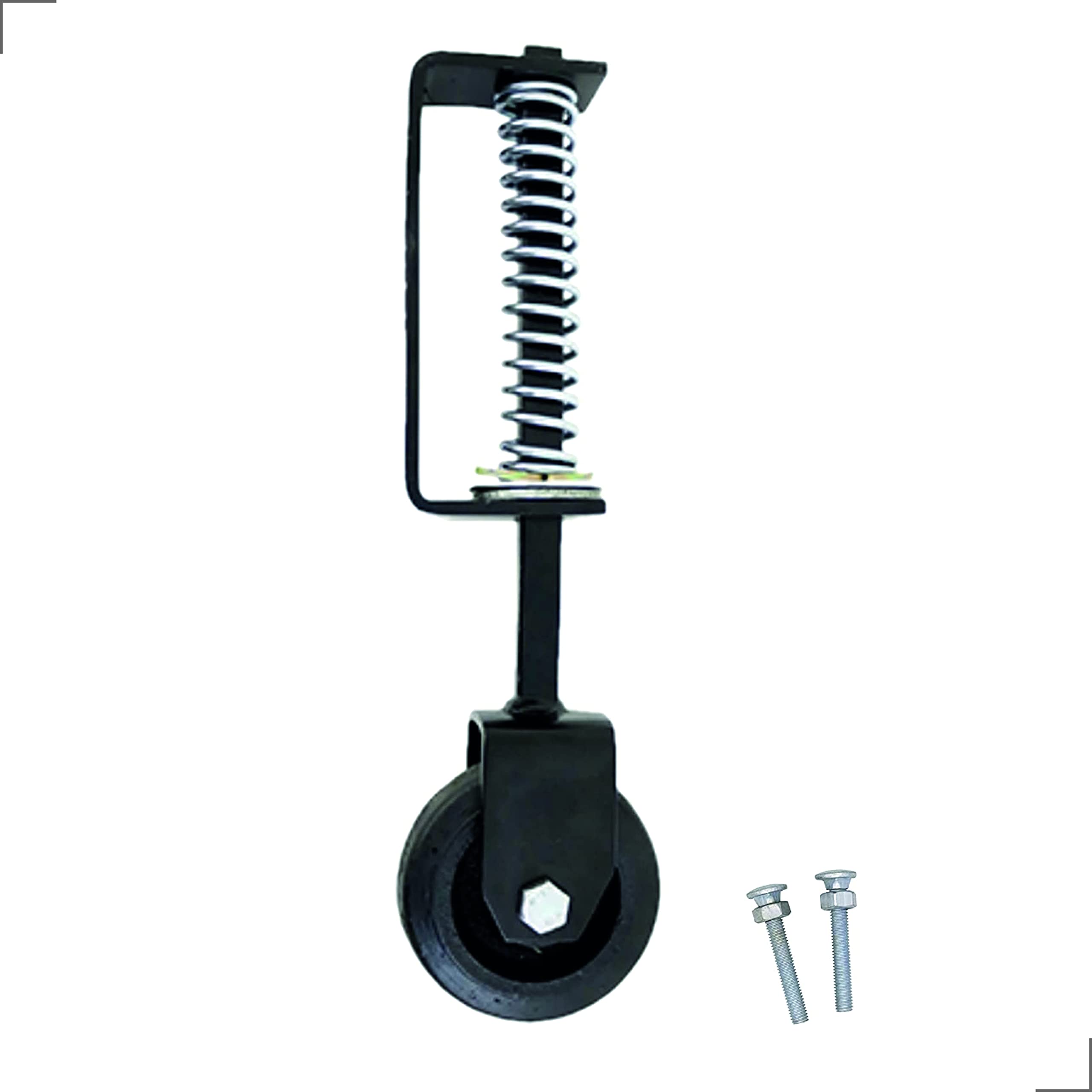 Buy Gate Wheel, Black, Spring Loaded 4 inch Max Load 138kg / 300lb