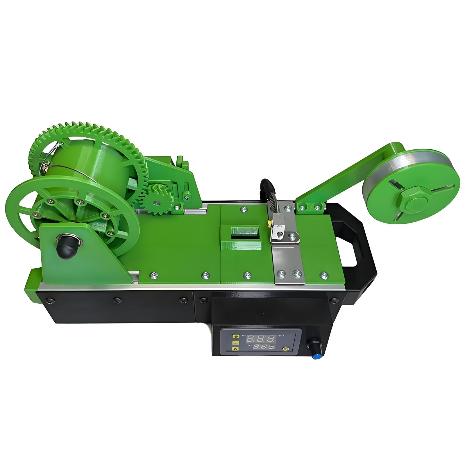 3D-Filament-Maker aus recyceltem PET, 3D-Drucker-Extruder mit Digitalanzeige, Temperatur und Geschwindigkeit einstellbar, für Familien, Heimwerker Green