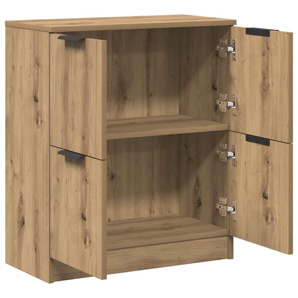 vidaXL Aparador de Madera de ingeniería Roble Artisan 60x30x70 cm