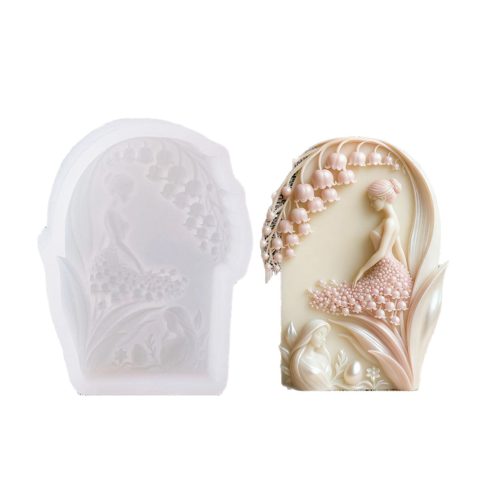 NVOQILIN Silicone for Lilys of the Valley Simple Removal Beginner Friendly Design Valley for Easy Demold Soap Making