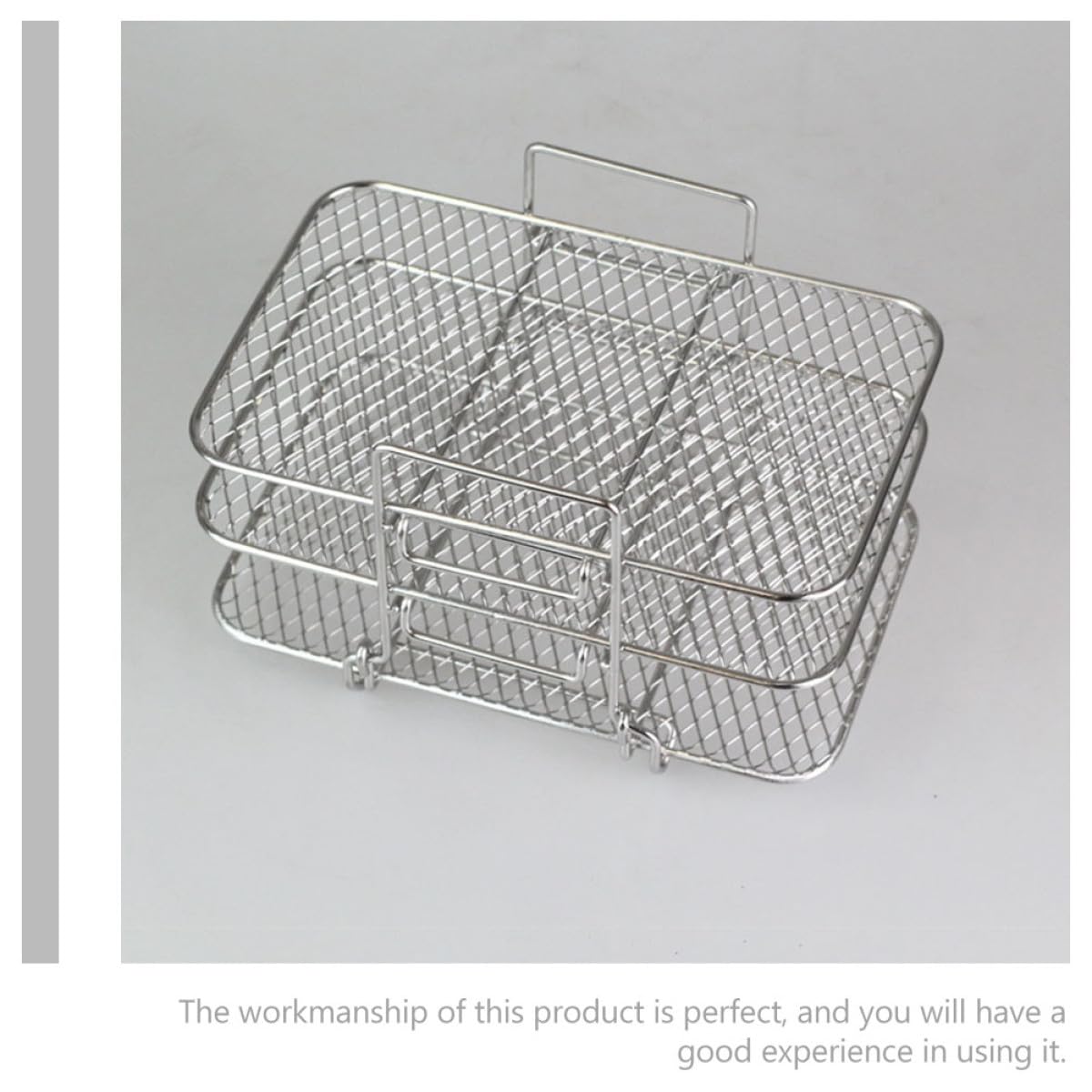 Rejilla para Freidora de Aire de 3 Capas, Acero Inoxidable 304, Soporte Multifuncional para Horno y Deshidratación, Apta para Cocina Saludable y Utensilios Freidora Aire