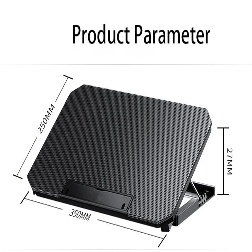 Laptop Cooling Pads Large Size for 12-16 Inch Notebook Silent Gaming Cooler Wind Speed Adjustable Stand