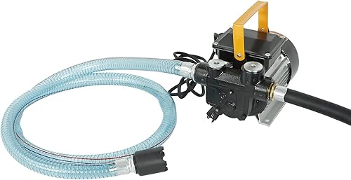 Miniatura 5 de BLACKHORSE-RACING Bomba de transferencia de aceite autocebante 110v AC 16GPM Bomba de biodiesel de queroseno diesel con manguera y boquilla