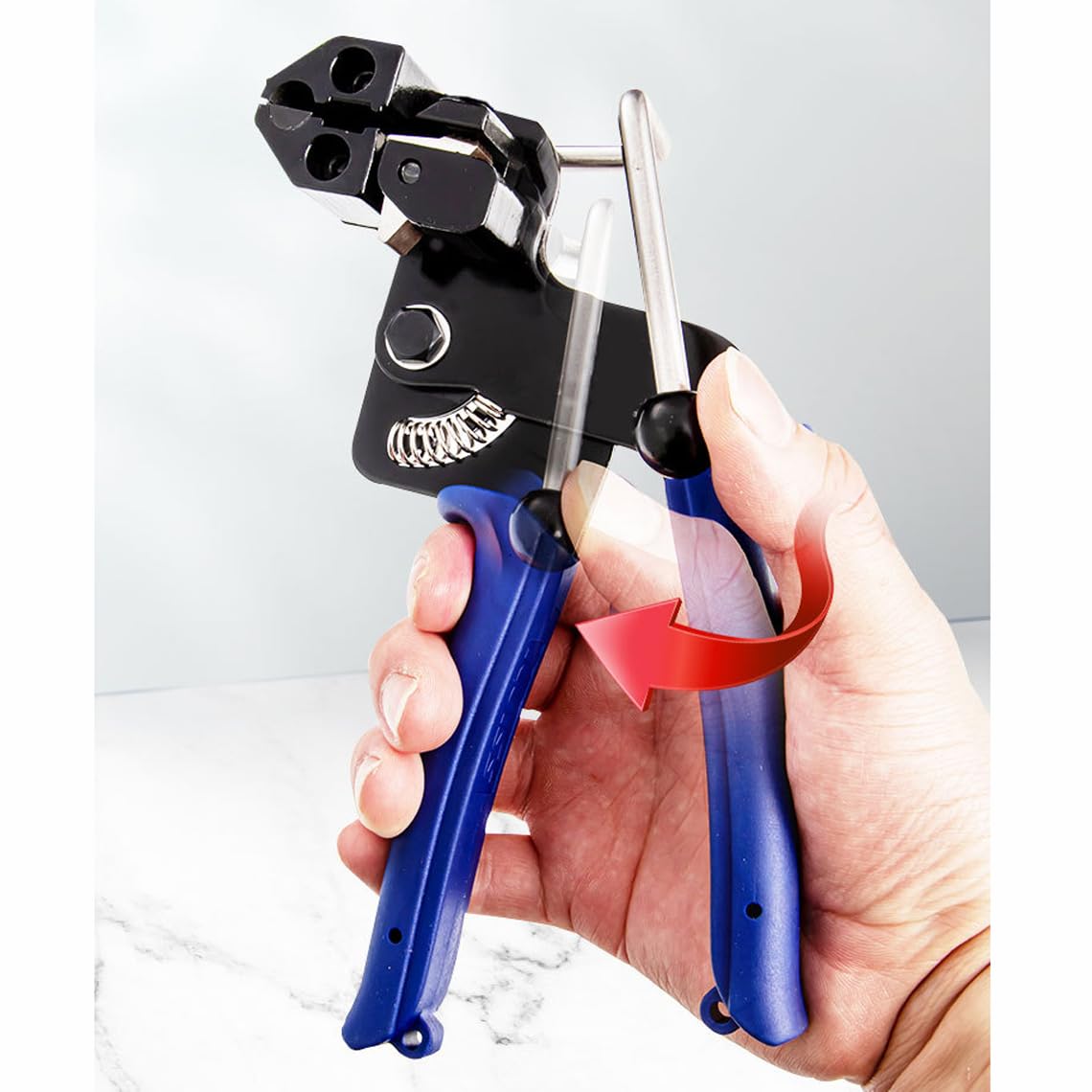 Metalowe narzędzie do mocowania zacisków kablowych ze stali nierdzewnej, metalowe opaski zaciskowe, pistolet z 200 szt. 30 cm samozamykające się opaski na zamek błyskawiczny ze stali nierdzewnej do zarządzania kablami