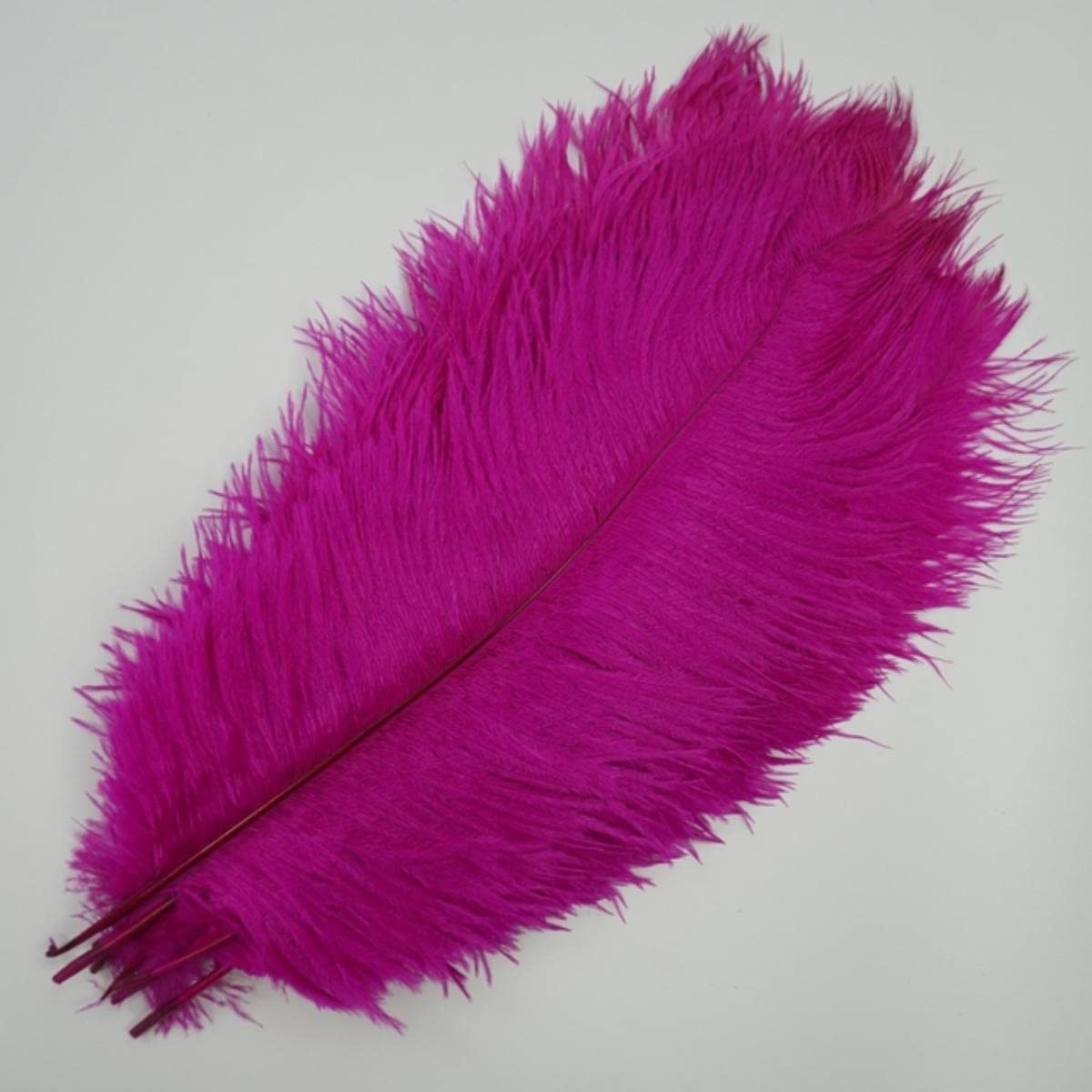 Plumes d'autruche roses de décoration haut de gamme 45-50 cm pour grand vase