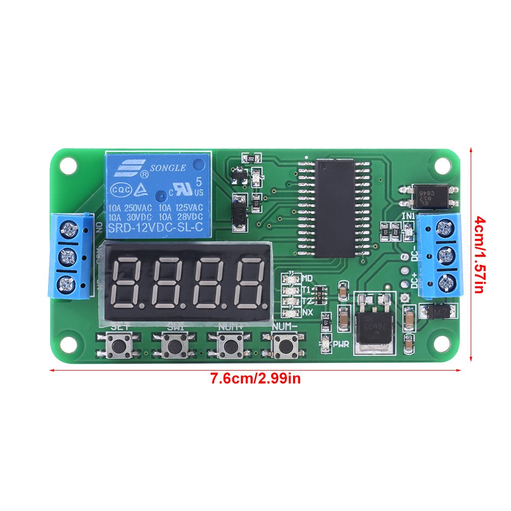Timer Switch Or Module Home Automation Timer Switch 12V Digital Delay Timer Relay Switch ...