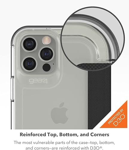 Miniatura 3 de GEAR4 Wembley Flip Wilma - Funda compatible con iPhone 12 PlusiPhone 12 Pro 6.1, protección avanzada contra impactos con tecnología D30 integrada,