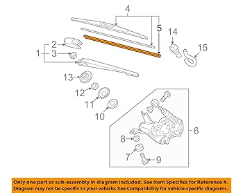 Amazon | HONDA (ホンダ) 純正部品 ラバー ブレード (350MM
