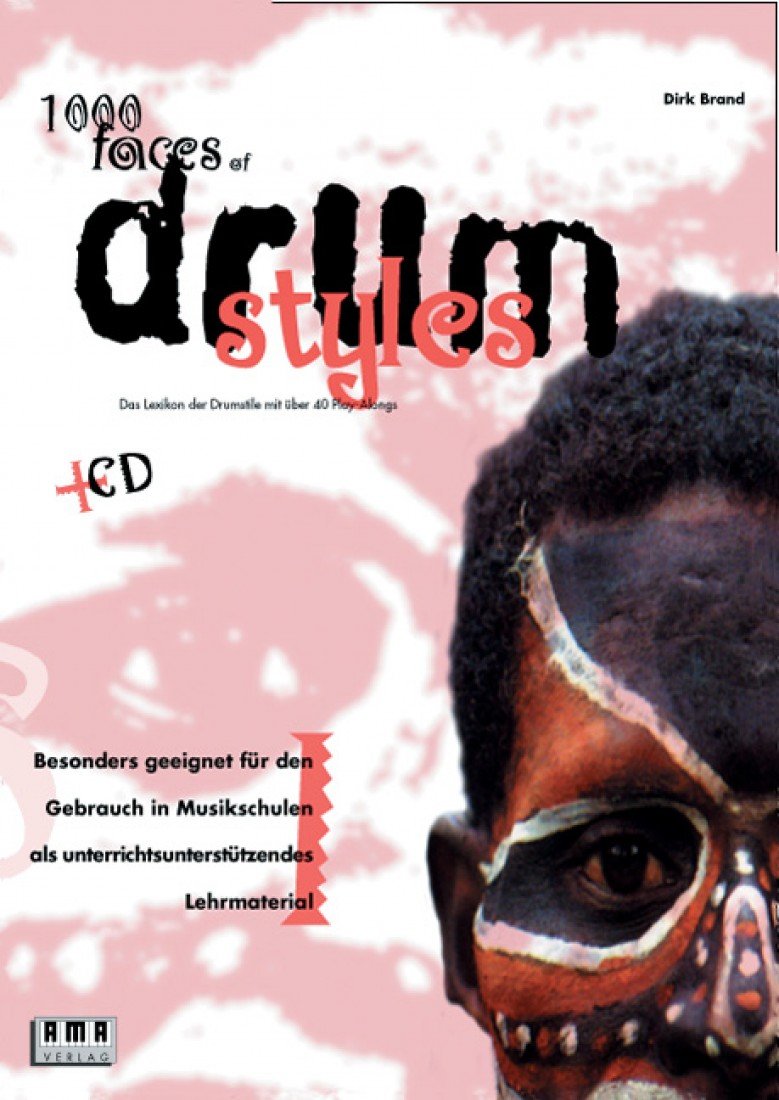 Livre de batterie lexique des styles de drum complet avec CD de 40 play-alongs