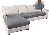 Vista 125 de H.VERSAILTEX 2025 New Sectional Couch Covers 8 Pieces Stretch Sofa Covers for Sectional Sofa Set Separate L Shaped Couch Cover for Both Left/Right