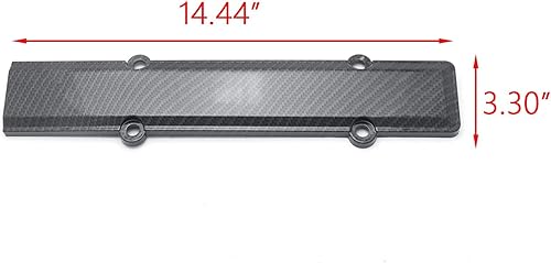 Miniatura 2 de x xotic tech Cubierta de inserción de bujía de válvula de motor Serie B, estilo de fibra de carbono, compatible con Honda Civic B16 B18 VTEC