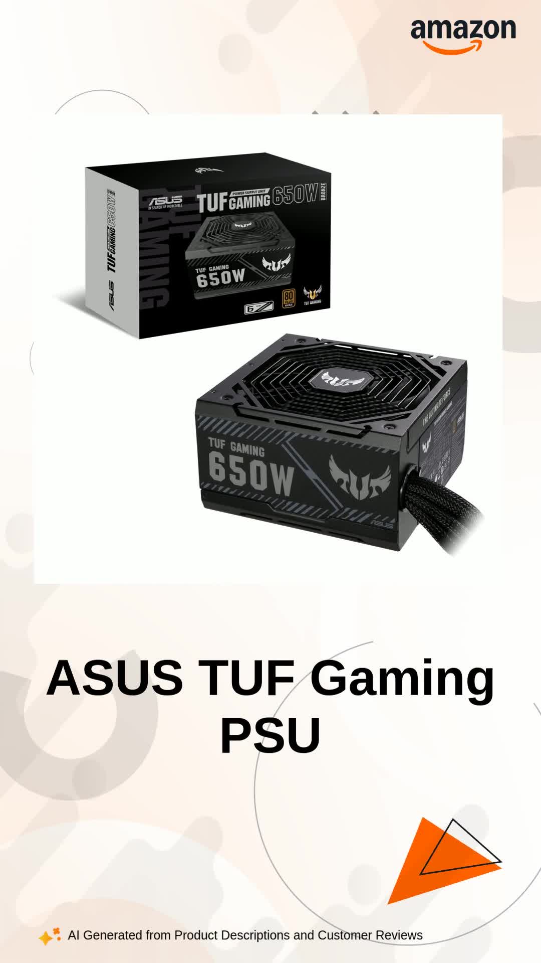 Amazon.in: Buy ASUS TUF Gaming 650W Bronze PSU, Power Supply(Axial
