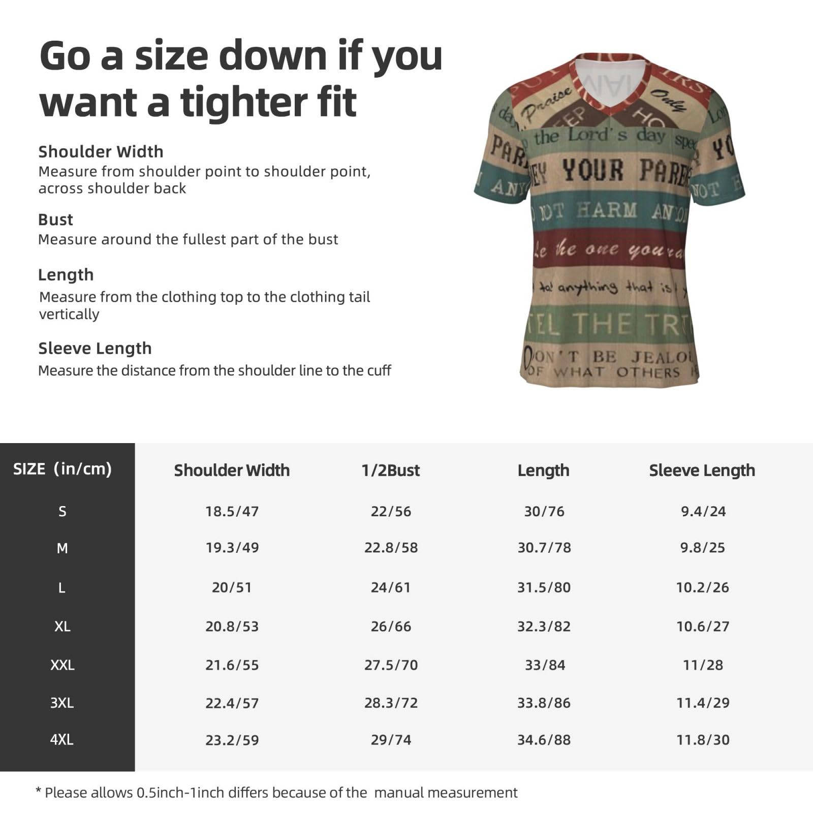 Stylish Athletic Sports Jersey Ten-Commandments-Put-God Men's Rugby Jersey X-Large Black