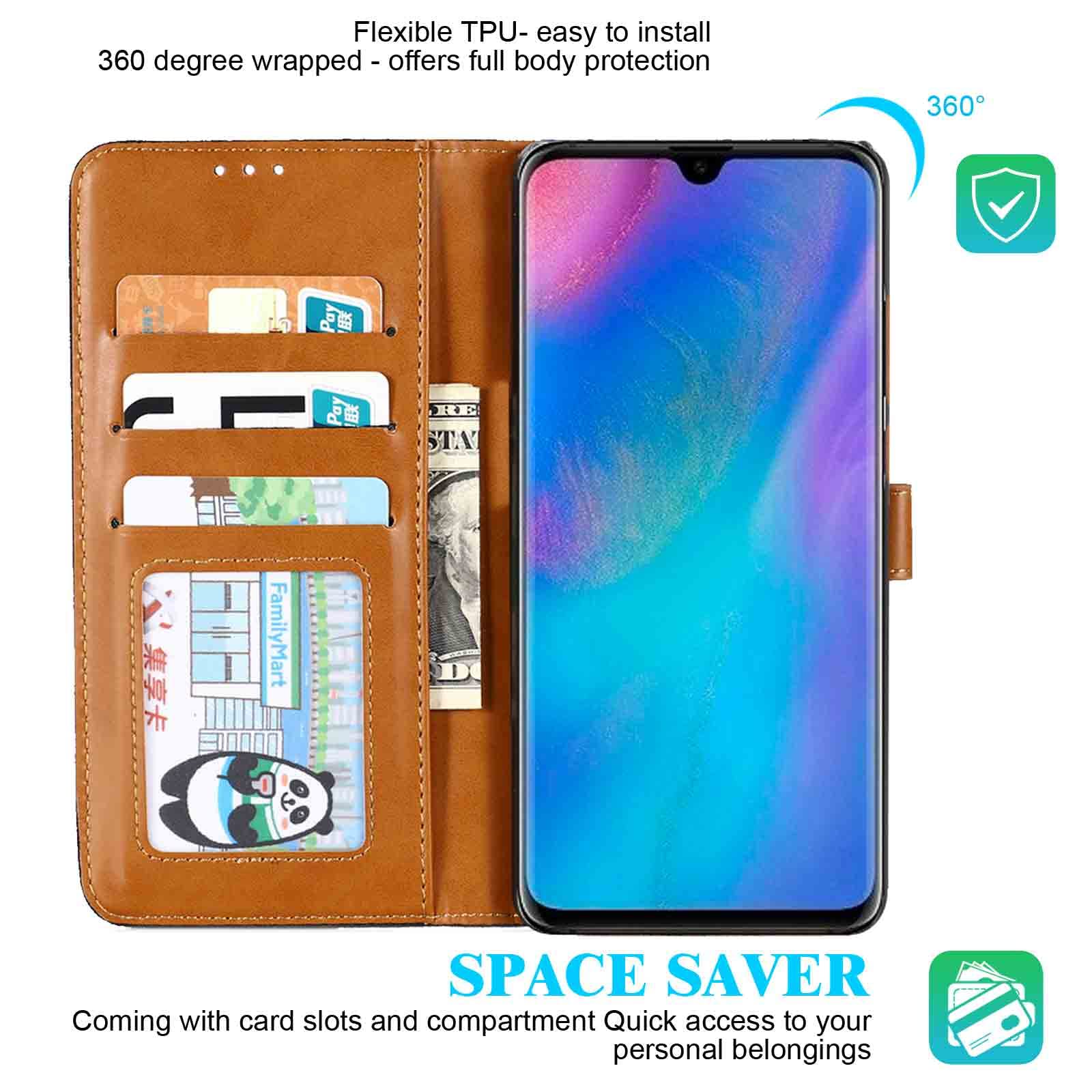 HUAWEI P30 Pro HW-02L（手帳型ケース、液晶保護フィルムつき） Amazon