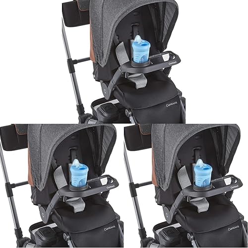 Vista 3 de Contours Element - Bandeja para cochecito de bebé, accesorio exclusivo para cochecito Contours Element, color negro