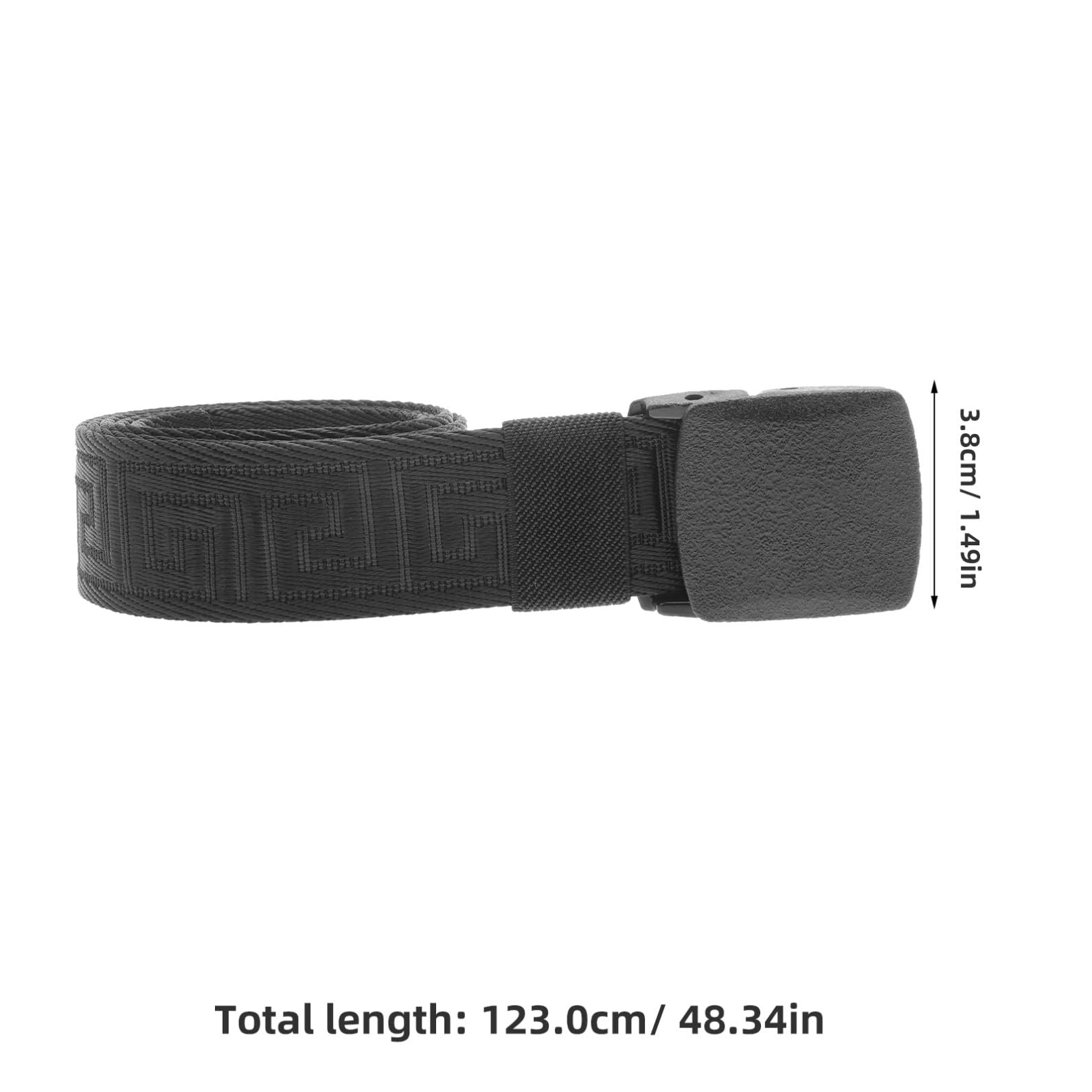 ceinture extérieure ci-dessous ceinture de camping pour hommes ceinture de voyage ceintures de voyage ceinture hommes ceinture homme avec boucle en plastique polyester
