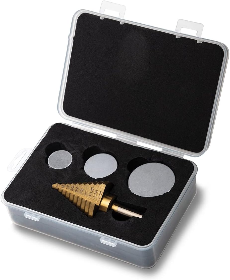 Eastwood Sheet Metal Plug Hole Kit to Fill Various Sizes of Hole with Plastic Case