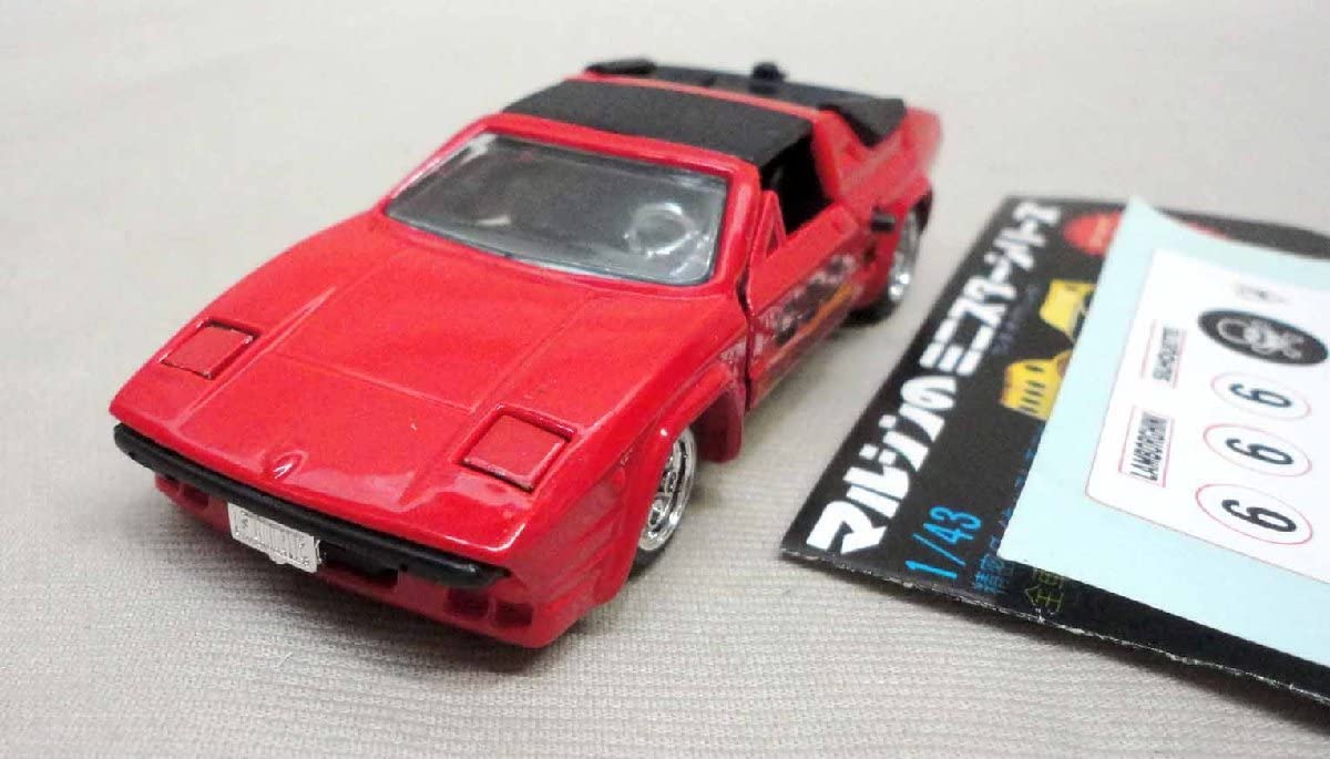 Amazon | マルシン 1/43 8 ランボルギーニ・シルエット 開封 ミニカー