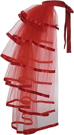 Tenue Cabaret Femme GRACEART Jupe Tutu En Dentelle Style Victorien Steampunk à Nouer, K Jupe Tulle Noir Tenue Cabaret Femme GRACEART Jupe Tutu En Dentelle Style Victorien Steampunk à Nouer, K Jupe Tulle Noir