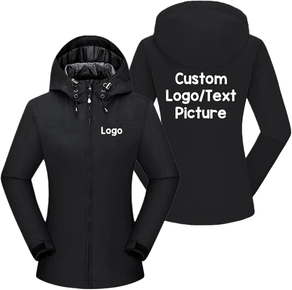 Personalisiert Kapuzenjacke Mit Eigenem Foto & Text - DIY Warme Jacke