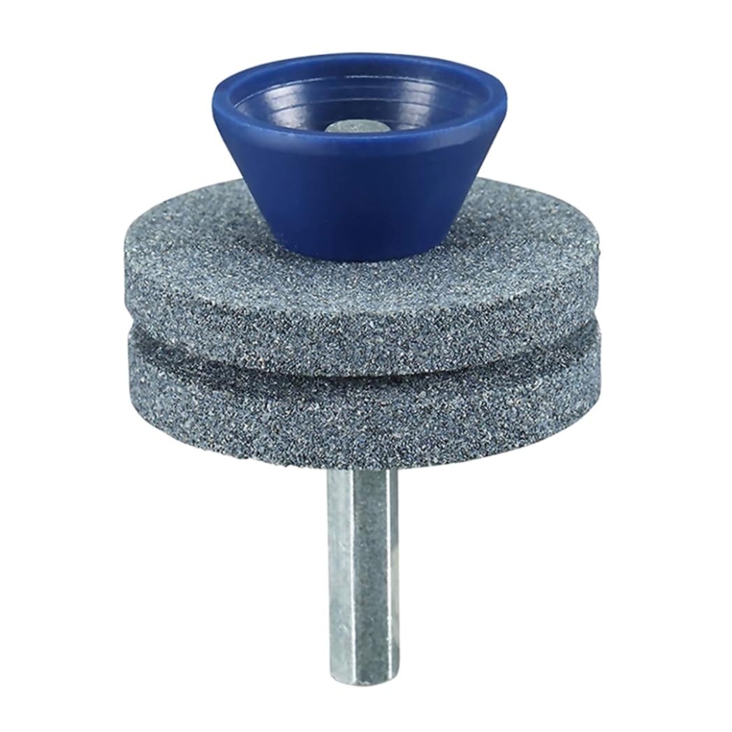 Lawnmower Sharpener Universal Rotary Mower Sharpen Stone Balancer for Power Drill Hand Drill