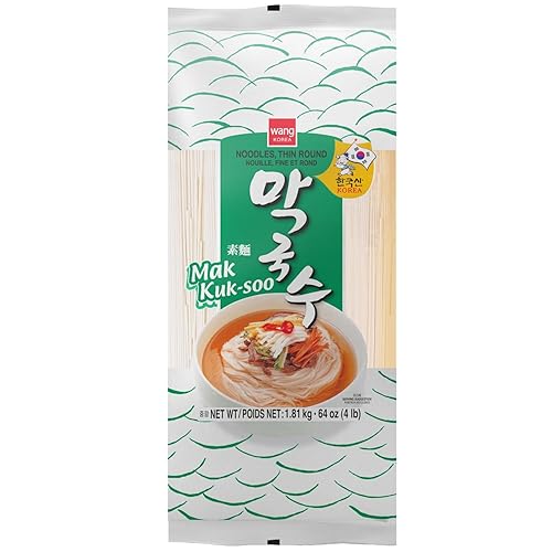Miniatura 9 de Wang Fideos de trigo gruesos y masticables para fideos de salsa de frijoles negros Jjajang, fideos coreanos, fideos Jjajang Myeon, 48 onzas