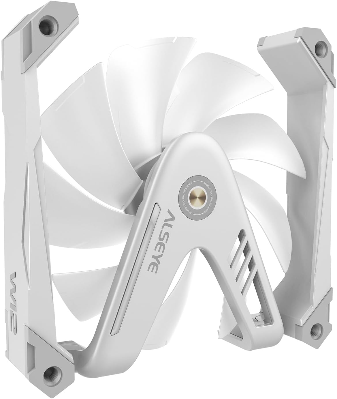 ALSEYE W12 Pro Case Fan, Extraordinary 'W' Designed PC Case Fan, Full Aluminium Frame Case Fan, 120mm ARGB & PWM Computer Case Fan