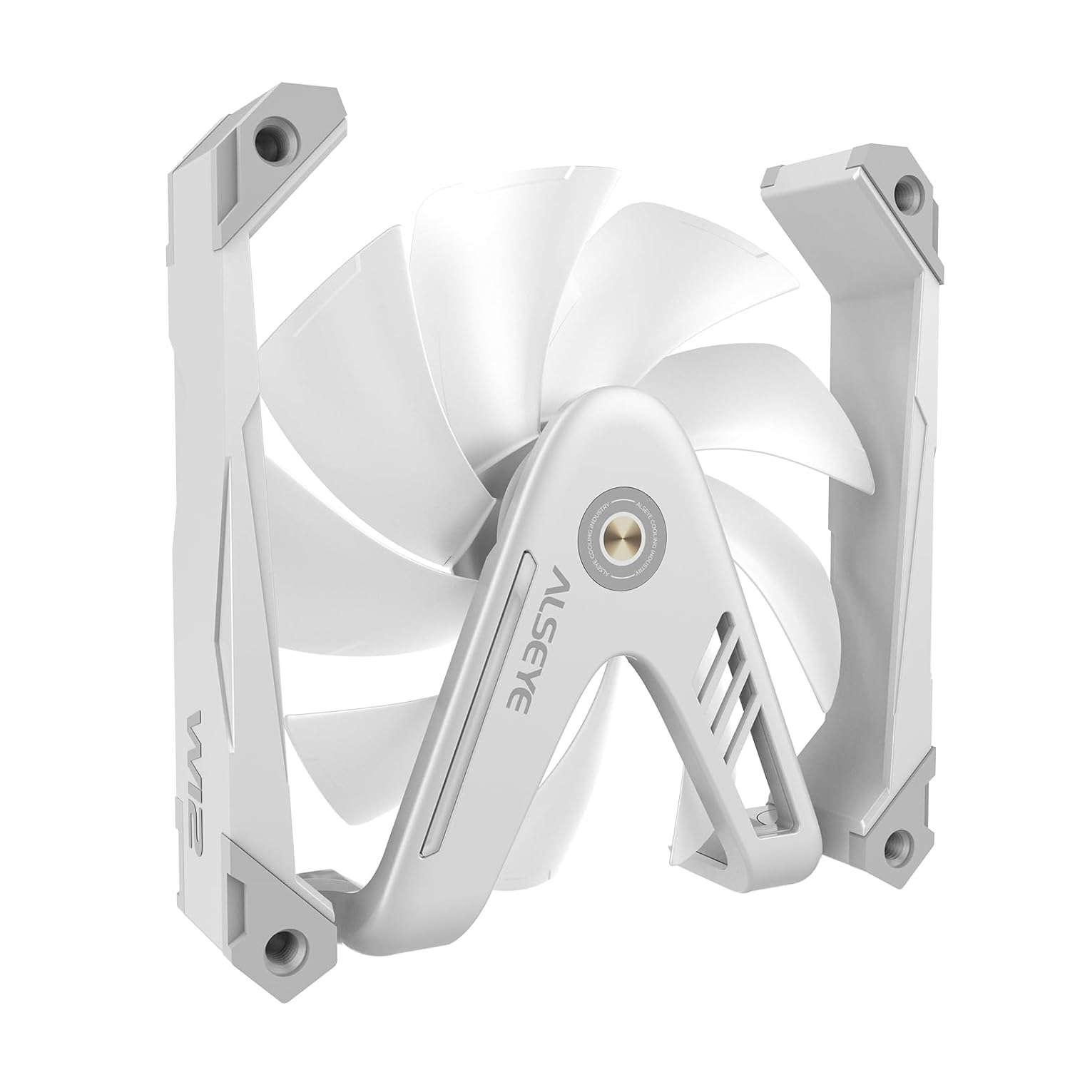 ALSEYE W12 Pro Case Fan, Extraordinary ‘W’ Designed PC Case Fan, Full Aluminium Frame Case Fan, 120mm ARGB & PWM Computer Case Fan