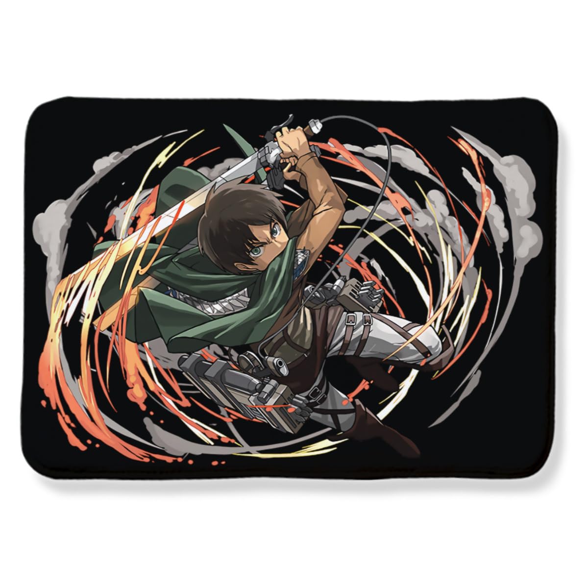 Amazon｜カーペット 進撃の巨人 リヴァイ フロアマット ラグ